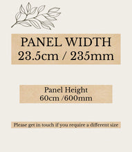 Load image into Gallery viewer, Joined Wide Wooden Shutter Panels - 60cm height