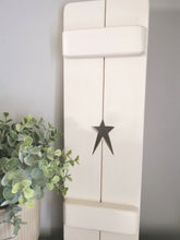 Load image into Gallery viewer, Wooden Shutters, rustic home decor, star decor, heart decor, handmade wooden panels,