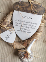 Load image into Gallery viewer, Wooden Acorns, 3d decor, Autumn styling, hanging Acorns