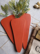 Load image into Gallery viewer, Spring Door hanger, Easter decorations, Burlap bag with wooden carrots