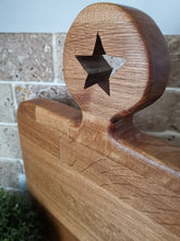 Load image into Gallery viewer, Oak - Solid Wood Star Chopping Boards