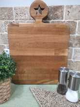 Load image into Gallery viewer, Oak - Solid Wood Star Chopping Boards