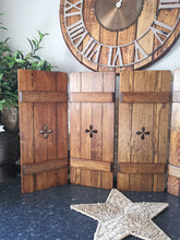 Load image into Gallery viewer, Joined Wooden Shutter Panels - 75 cm height