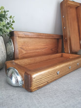 Load image into Gallery viewer, Low Shallow Wooden tray , table centerpiece