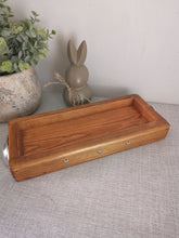 Load image into Gallery viewer, Low Shallow Wooden tray , table centerpiece