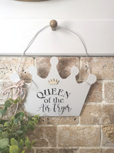 Load image into Gallery viewer, Wooden Crown, hanging sign