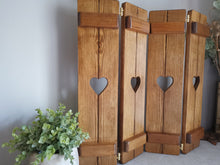 Load image into Gallery viewer, Joined Slim Wooden Shutter Panels - 60cm height
