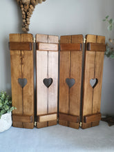 Load image into Gallery viewer, Joined Slim Wooden Shutter Panels - 60cm height