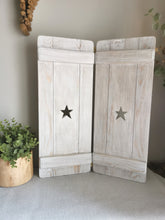 Load image into Gallery viewer, Joined Wide Wooden Shutter Panels - 60cm height