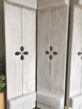 Load image into Gallery viewer, Joined Slim Wooden Shutter Panels - 60cm height Petal