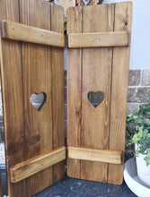 Load image into Gallery viewer, Wide wooden shutter panels - 70cm High