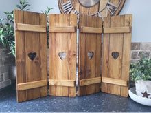 Load image into Gallery viewer, Wide wooden shutter panels - 70cm High