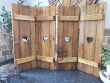 Load image into Gallery viewer, Wide wooden shutter panels - 70cm High