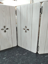 Load image into Gallery viewer, Bifold Wooden Shutters Freestanding