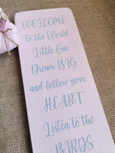 Load image into Gallery viewer, Large Nursery Sign