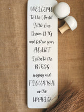 Load image into Gallery viewer, Large Nursery Wooden sign