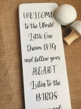 Load image into Gallery viewer, Large Nursery Wooden sign