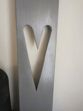 Load image into Gallery viewer, Slate Grey - Wall Art Heart panel , Decorative wall panel,