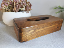 Load image into Gallery viewer, Wooden Tissue Box Holder