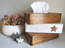 Load image into Gallery viewer, Wooden Tissue Box Holder