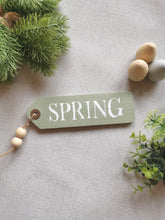 Load image into Gallery viewer, Slim Wooden Spring Hanging Tags