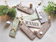 Load image into Gallery viewer, Slim Wooden Spring Hanging Tags
