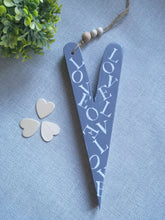 Load image into Gallery viewer, Wooden Heart - Love Lettering