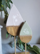 Load image into Gallery viewer, Pair of Wooden Teardrop shaped Trees