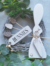 Load image into Gallery viewer, Wooden Egg Decorations , flower pick, Set of Five