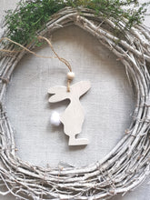 Load image into Gallery viewer, Hanging wooden Bunny