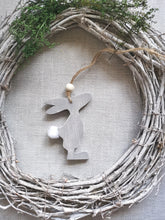 Load image into Gallery viewer, Hanging wooden Bunny