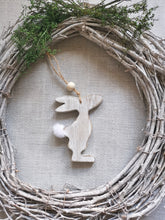 Load image into Gallery viewer, Hanging wooden Bunny