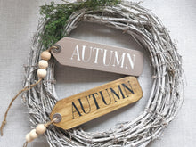Load image into Gallery viewer, Wooden Tags, Set of all 4 Seasons