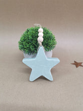 Load image into Gallery viewer, Wooden Star with beads