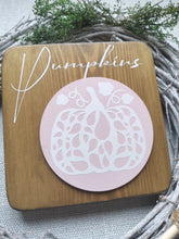 Load image into Gallery viewer, Wooden Autumn Pumpkin Sign