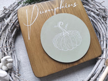 Load image into Gallery viewer, Wooden Autumn Pumpkin Sign