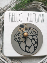 Load image into Gallery viewer, Wooden Hello Autumn Autumn Sign