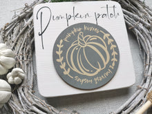 Load image into Gallery viewer, Wooden Pumpkin Patch Sign