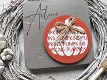 Load image into Gallery viewer, Wooden Autumn Sign