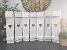 Load image into Gallery viewer, Joined Slim Wooden Shutter Panels - 60cm height