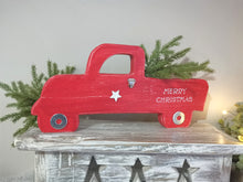 Load image into Gallery viewer, Wooden Christmas Delivery Truck