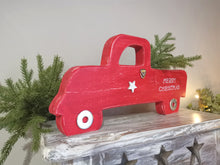 Load image into Gallery viewer, Wooden Christmas Delivery Truck