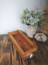 Load image into Gallery viewer, Low Wooden tray , table centerpiece