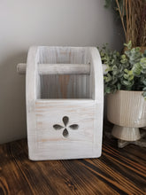 Load image into Gallery viewer, Wooden Toilet roll holder, Wall mounted or Freestanding,quirky loo roll, wooden rack, bathroom accessories