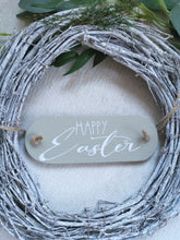 Load image into Gallery viewer, Wooden Tag for Spring / Easter wreath