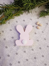 Load image into Gallery viewer, Wooden Easter Rabbit, gift ornament , Nursery decor, Mothers Day , Housewarming Present, Easter home decor