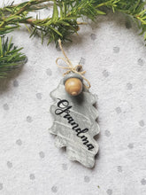 Load image into Gallery viewer, Personalised Gift Wooden Hanging Oak Leaf & Wooden Acorn - children gift keepsake memory Teachers Gift, home decor,