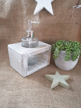 Load image into Gallery viewer, Soap dispenser, bathroom accessories, kitchen accessories, soap pump, wooden storage Trug,
