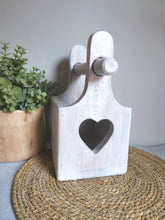 Load image into Gallery viewer, Toilet roll holder, quirky loo roll, wooden rack, bathroom accessories
