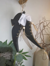 Load image into Gallery viewer, Pair of wooden Witches shoes
